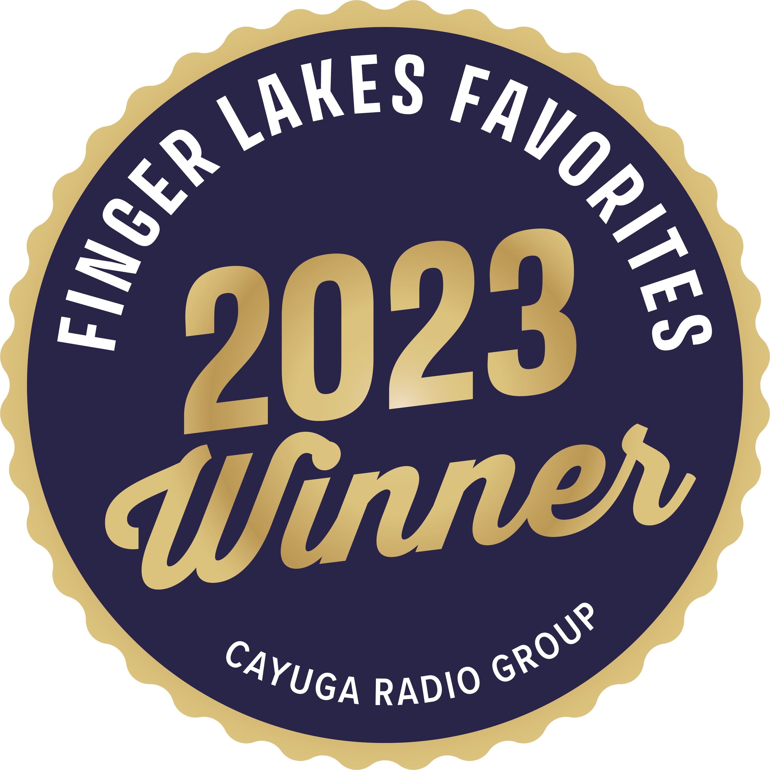 2023 Winner. Finger Lakes Favorites. Cayuga Radio Group.